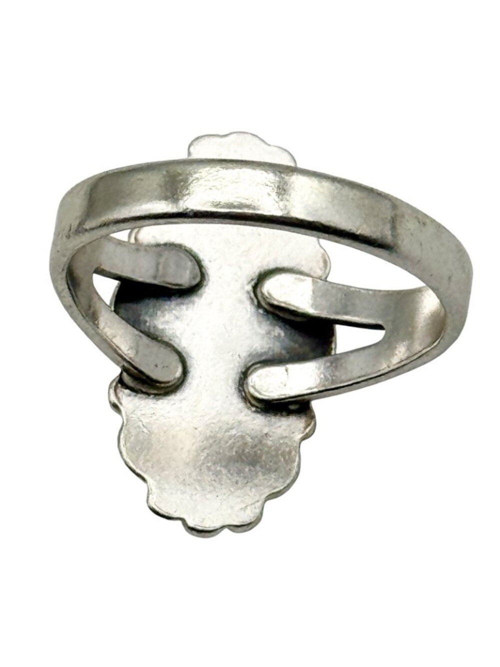Vintage Sterling Silver Turquoise Size 6.5 Bell Trading Post Native American - Picture 12 of 16